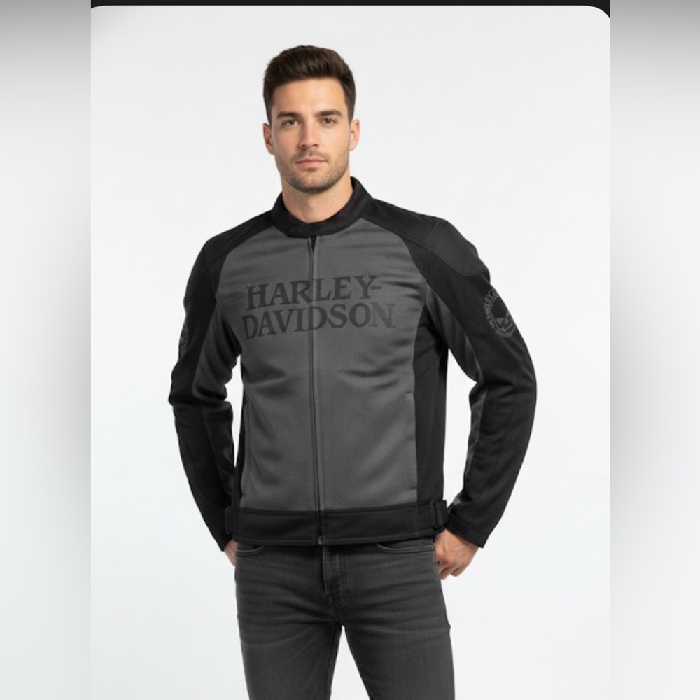 NWOT‎ Harley-Davidson Gray and Black Performance Jacket